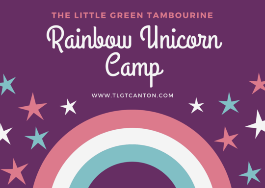 The Little Green Tambourine Rainbow Unicorn Camp